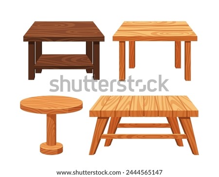 Wooden Tables in Rustic Style, Crafted From Natural Wood, Exude Warmth And Durability, Serving As Versatile Centerpieces