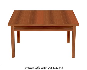 Wooden table.Vector Illustration.EPS10.