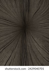 Wooden texture background with circular wood pattern in form of spirals