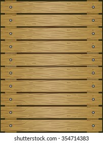 Wooden texture background. Floor old brown wooden planks texture. Vector wood background.