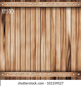 Wooden texture background. vector illustration.