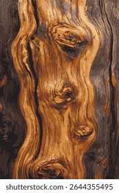Wooden texture or background vector illustration.	