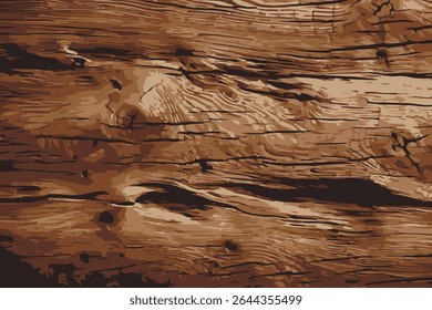 Wooden texture or background vector illustration.	