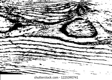 Wooden texture. Distressed surface. Old wood trace background. Vector illustration.