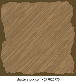 Wooden texture and objects design, vector illustration.