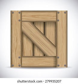 Wooden texture and objects design, vector illustration.