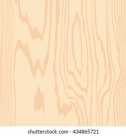 Wooden texture. Plywood pattern. Veneer surface. Vector illustration