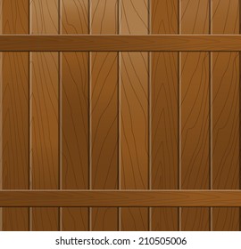 Wooden texture. Vector background.