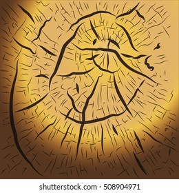 Wooden Texture. Vector Illustration.