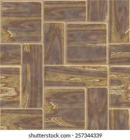 Wooden texture vector seamless background