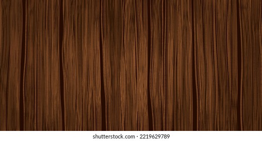 Wooden texture with vertical veins. Vector wood background. Lining boards wall. Dried planks