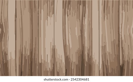 Wooden texture. Wood background. Vector illustration.