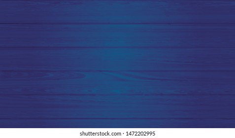 Wooden textured background in blue - Vetorial