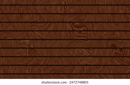 Wooden textured slats for advertising banners. Vector background