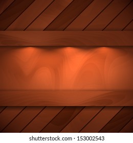 wooden textured vector template. Eps10