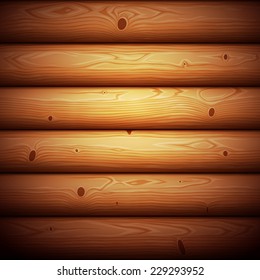 Wooden Timbered Wall Seamless Background. Clipping paths included in additional jpg format.