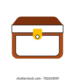 wooden trunk isolated icon