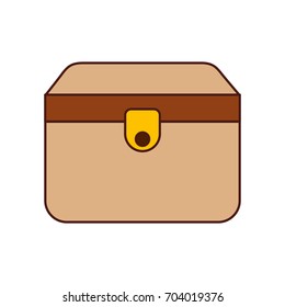 wooden trunk isolated icon