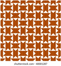 Wooden vector retro ornament background