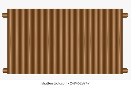 Pared de madera en concepto de Vector.