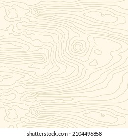 
Wooden wavy pattern. Tree fiber, wood grain texture. Dense lines. Abstract topographic background. Vector illustration
