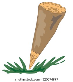 wooden wedge 