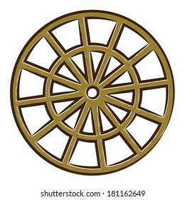Wooden wheel