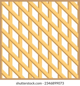 Wooden windows background with a beautiful geometric shape