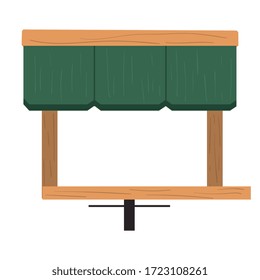 Wooden Winter Bird Feeder for Northern Birds Feeding Vector Illustration