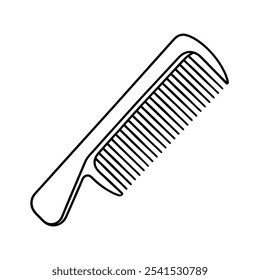 wooden-comb icon vector illustration style