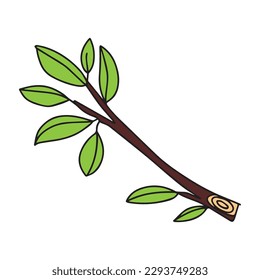 woodland animal. owl, hedgehog, crocodile, deer, snake, squirrel, parrot, leaf twig vector illustration