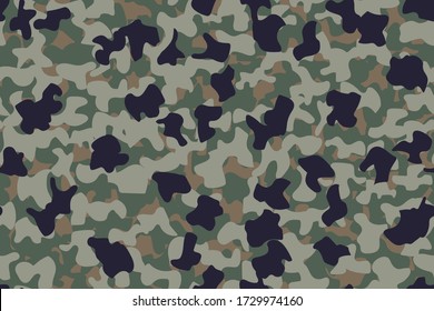 Woodland Camo Print. Green Camo Print. Army Brown Grunge. Repeat Gray Pattern. Navy Modern Pattern. Military Vector Camouflage. Digital Urban Camouflage Seamless Paint. Fabric Seamless Background.