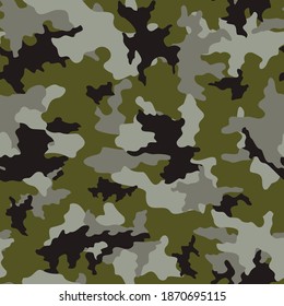 
Woodland camouflage military texture vector illustration on textiles.