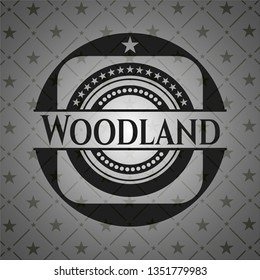Woodland dark icon or emblem