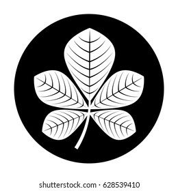 woodland floral decorative icon