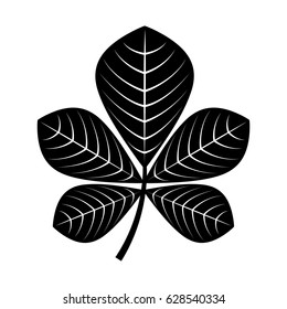 woodland floral decorative icon