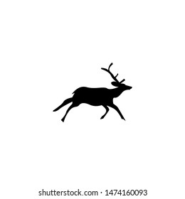 Woodland forest and leaves deer
