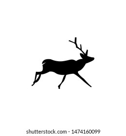 Woodland forest and leaves deer
