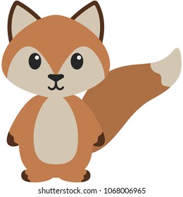 Woodland Fox Illustration