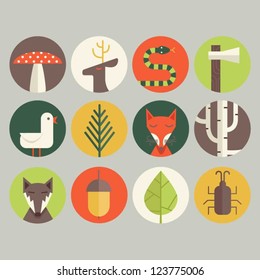 Woodland Icons