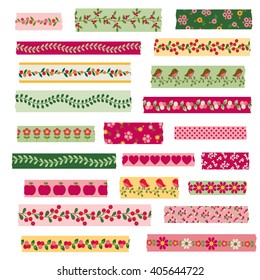 Woodland,Washi Tape Clipart