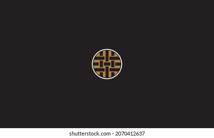 DISEÑO DE LOGOTIPO DE MADERA CON EFECTO ESPACIAL NEGATIVO PARA USO ILUSTRATIVO