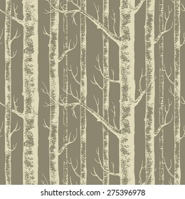 Woods Seamless Pattern