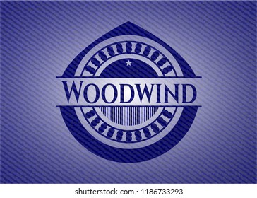 Woodwind with denim texture