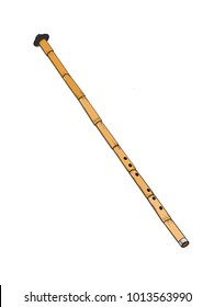 woodwinds musical instrument illustration drawing 