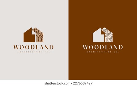 Woodwork Capenter Industry Woodwork Handyman Wood House Builder Logo Design. Universal creative premium symbol. Vector sign icon logo template. Vector illustration