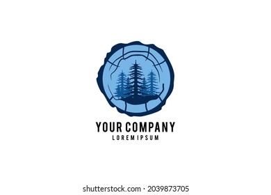 Woodwork logo landscape, furniture vintage icon designs construction