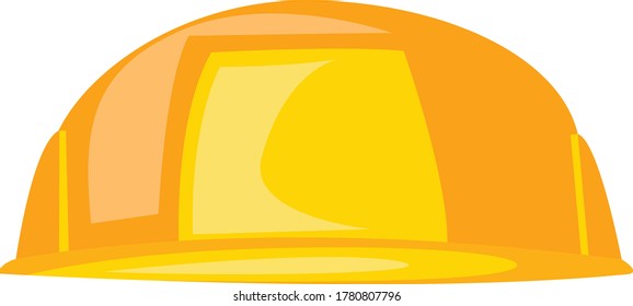 Holzarbeiter-Hut-Cartoon, Vektorkunst und Illustration