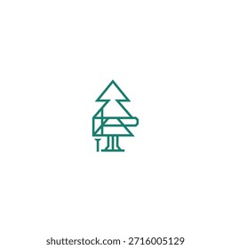 Conceito de design de logotipo de martelo Woodworking.