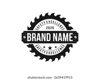 Woodworking logo, Carpentry, Sawmill design vector illustration, isolated on transparent background
